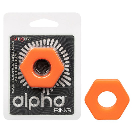 Alpha Liquid Silicone Prolong Sexagon Ring Calexotics