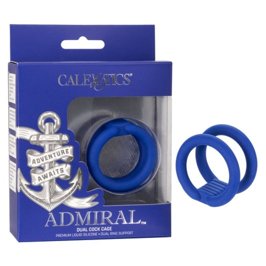 Admiral Dual Cock Cage Cock Ring Calexotics