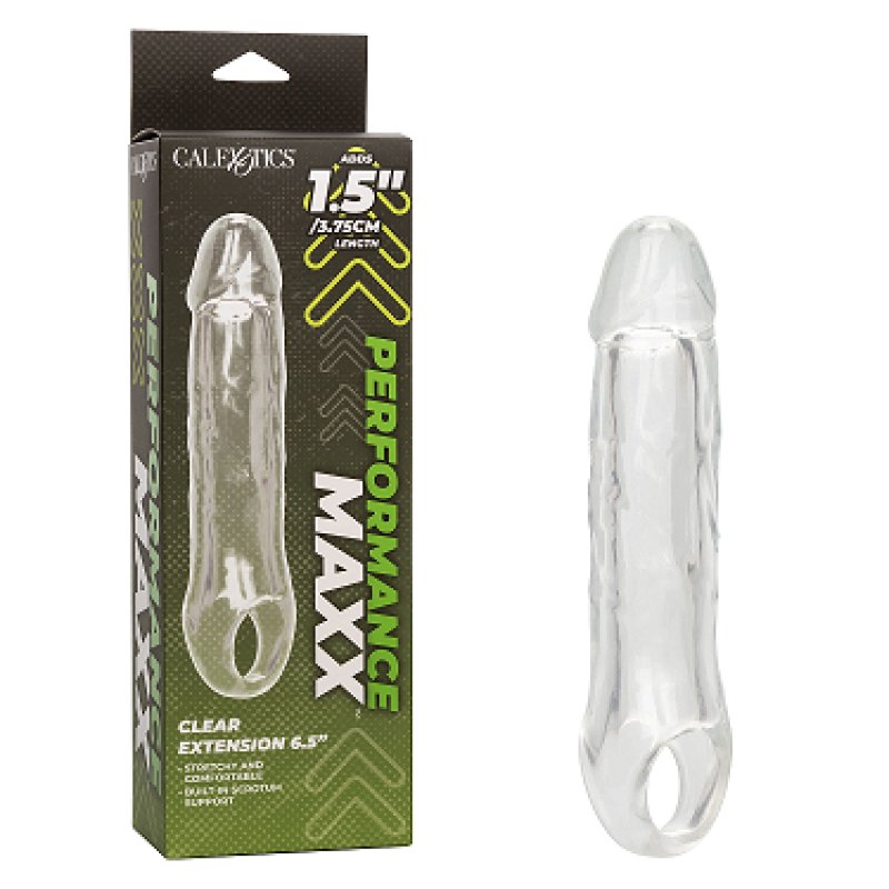 Performance Maxx Clear Extension 6.5" Cock Ring Calexotics