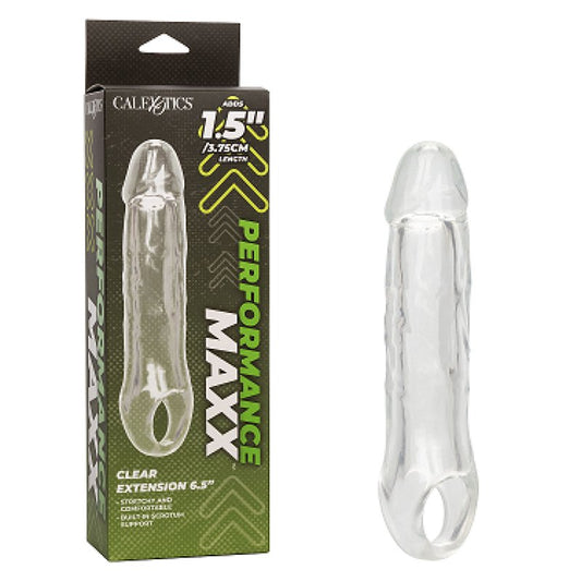 Performance Maxx Clear Extension 6.5" Cock Ring Calexotics