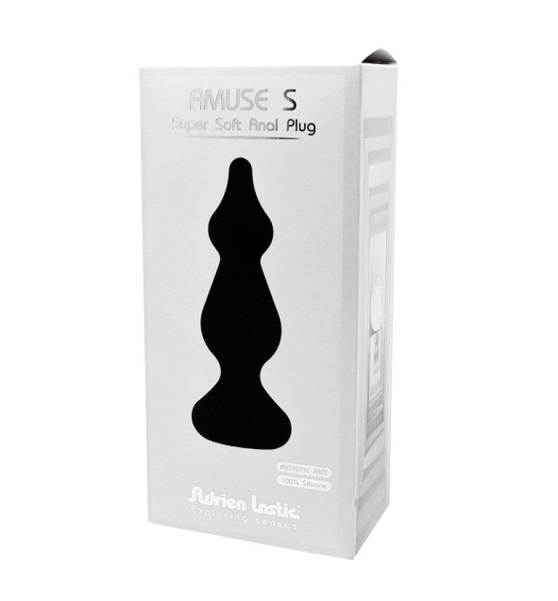 Adrien Lastic Amuse Black Silicone Plug - S Adrien Lastic