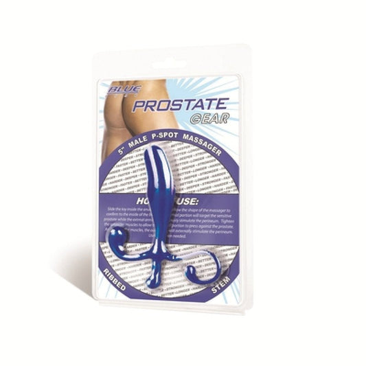 Blue Line 5" Male P-Spot Massager Blue Anal Toy Electric Eel, Inc