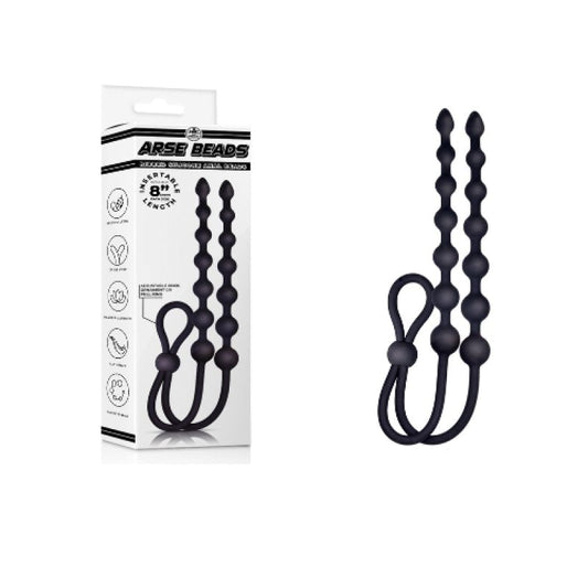 Excellent Power Arse Beads adjustable cock ring with 8 inch double ball beads - ClubX Australia
