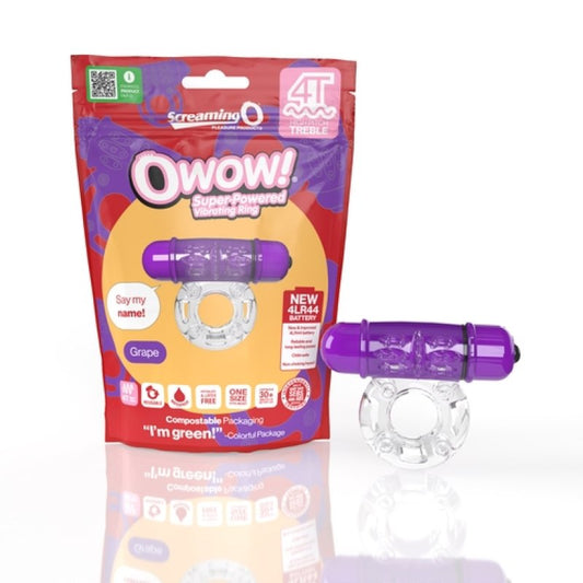 Screaming O 4T OWow - Grape Cock Ring Screaming O