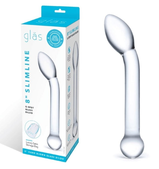 Glas 8" Slimline G-Spot Dildo Electric Eel, Inc