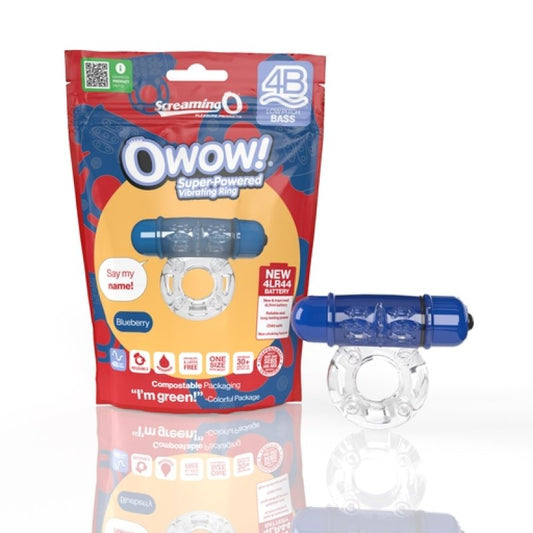 Screaming O 4B OWow - Blueberry Cock Ring Screaming O