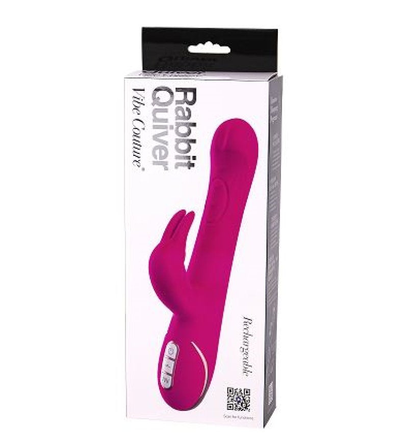 Vibe Couture rabbit quiver Pink vibrator - ClubX Australia