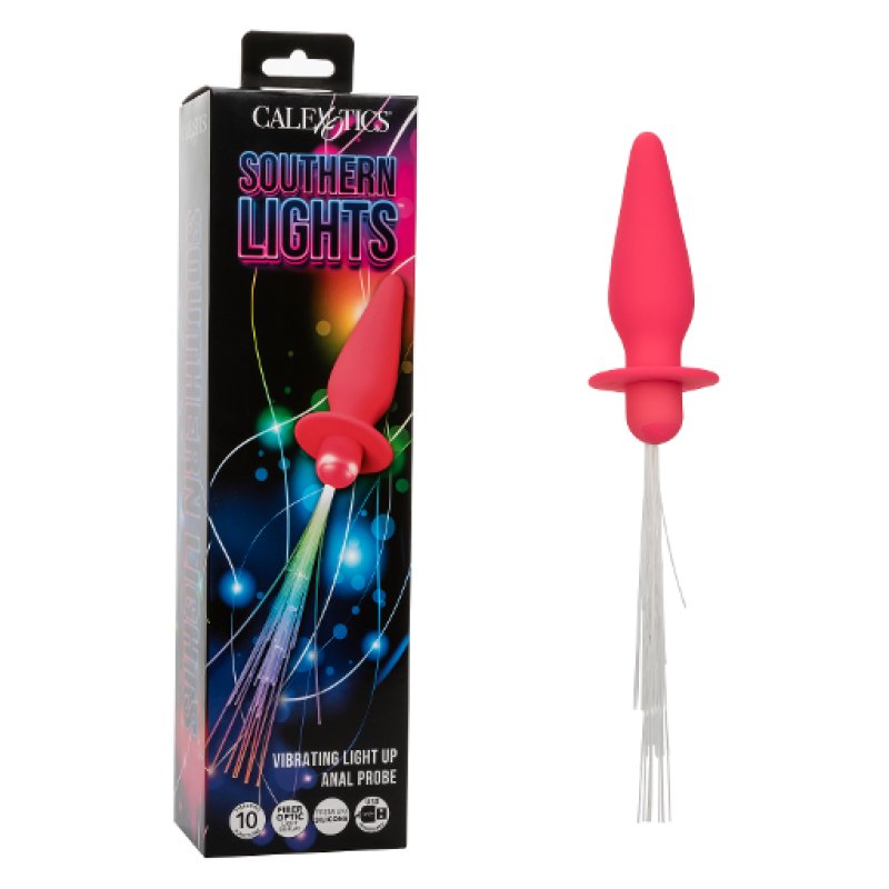 Calexotics Southern Lights™ Vibrating Light Up Anal Probe - Pink Calexotics