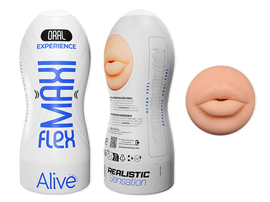 Alive Oral Maxi Flex Flesh Masturbator L Adrien Lastic