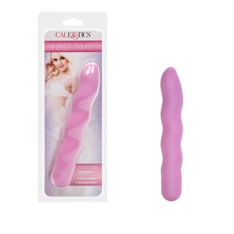 First Time Power Swirl - Pink Vibrator Calexotics