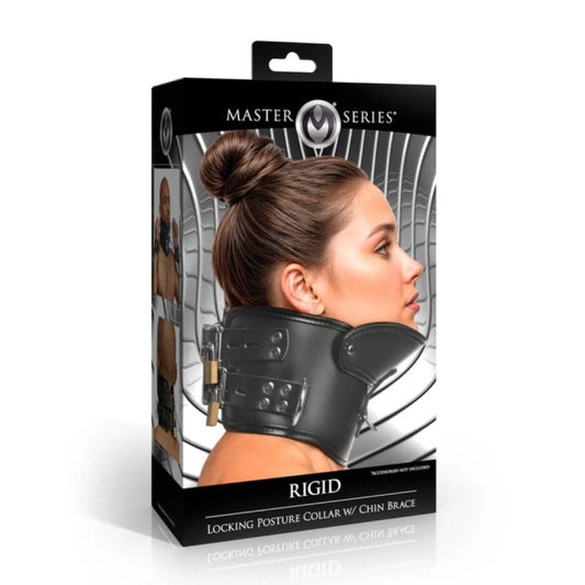 Master Series Rigid Locking Posture Collar w/ Chin Brace XR Brands