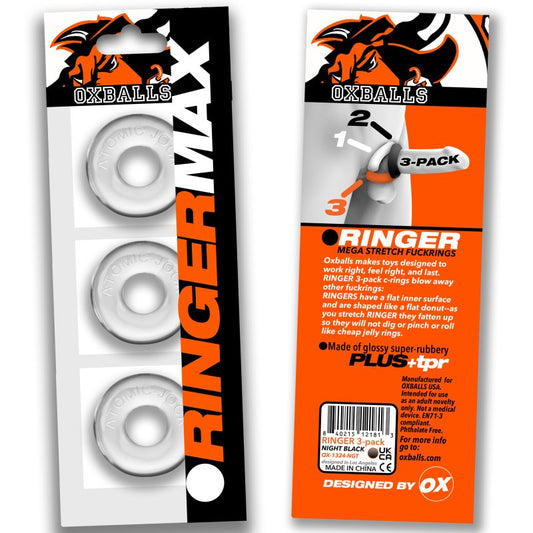 Oxballs Ringer Max 3-pack Clear OXBalls
