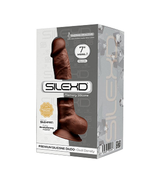 Silexd 7" Model 1 Brown Dildo Adrien Lastic