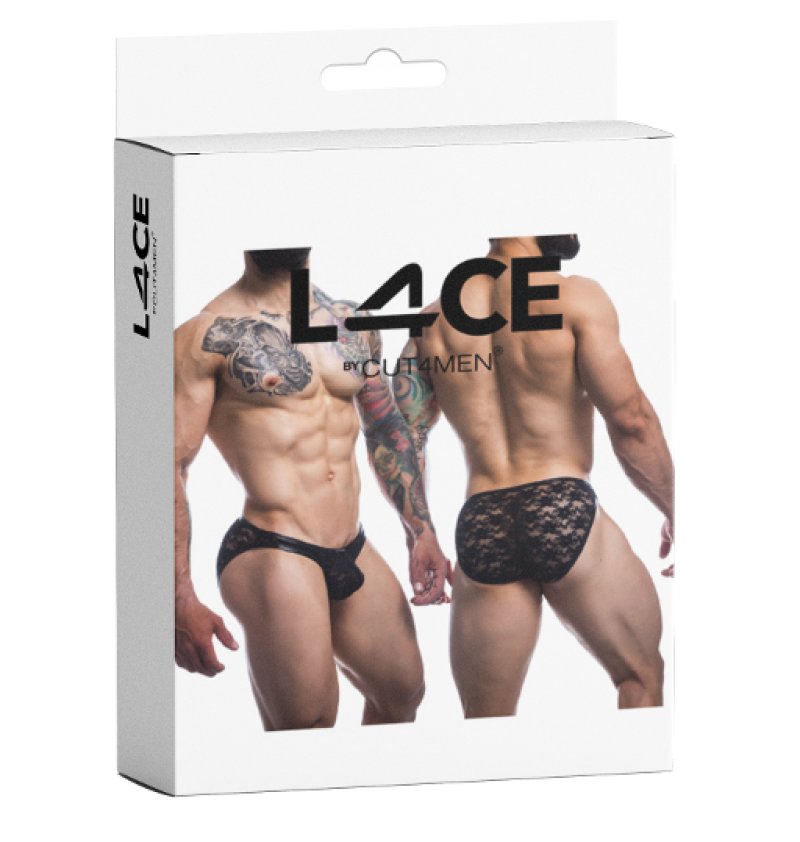 Cut For Men L4ce Bikini Bulge black X-Large - ClubX Australia