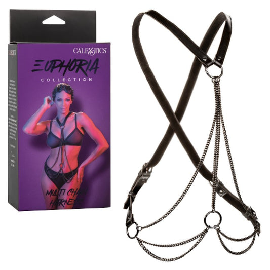 Euphoria Collection Multi Chain Harness Bondage Gear Calexotics