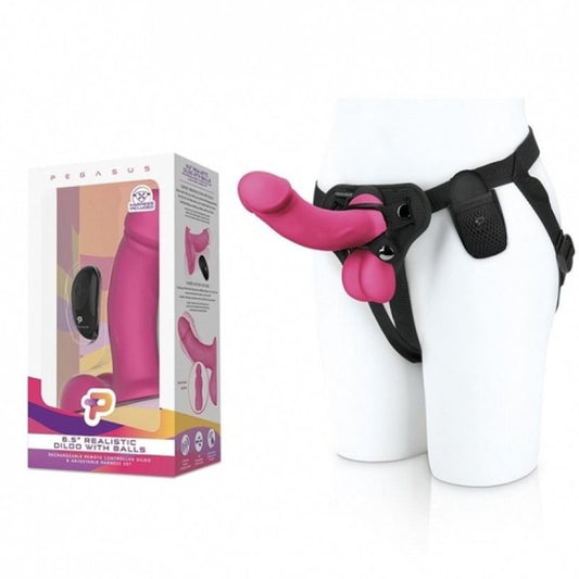 Pegasus 6.5" Realistic Dildo With Balls Strap-On Electric Eel, Inc