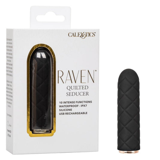 Calexotics Raven Quilted Seducer Vibrator Calexotics