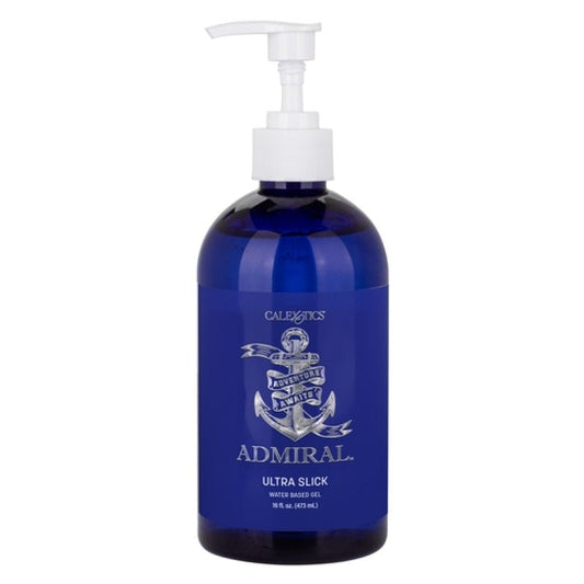 Admiral Ultra Slick Water Based Gel - 16 fl. oz. Calexotics