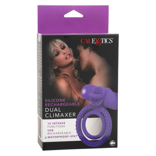 Calexotics Silicone Rechargeable Dual Climaxer Cock Ring Calexotics