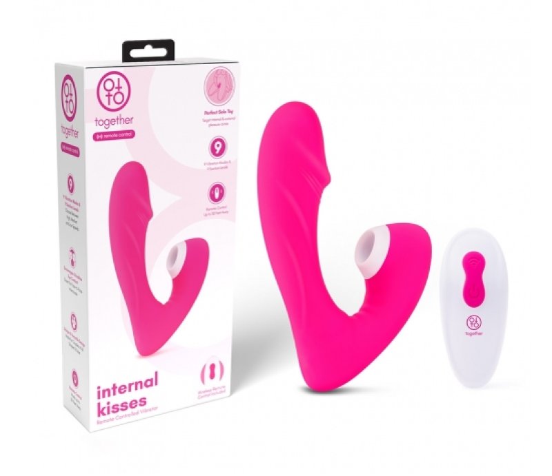 Electric Eel Together Toy Internal Kisses remote control vibrator dual stimulation - ClubX Australia