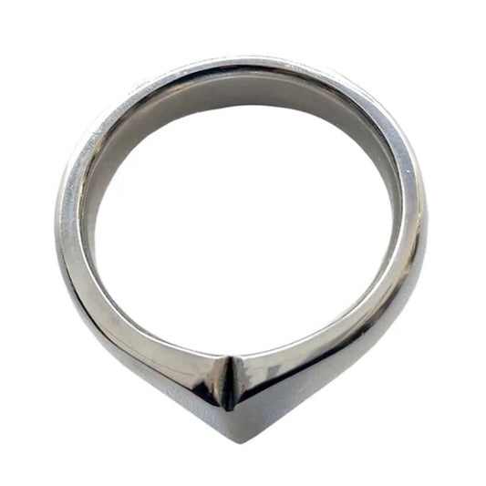 Rouge Stainless Steel Taj Crown Ring Rouge