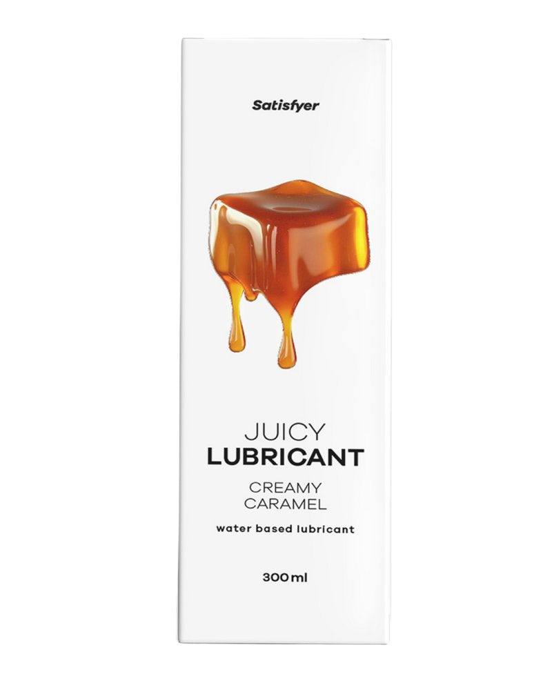 Satisfyer Juicy Lubricant 300 ml Creamy Caramel - Caramel Scented Water Based Lubricant - 300 ml Bottle Satisfyer