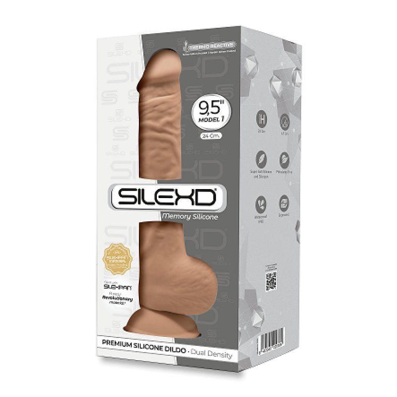 Silexd 9.5" Model 1 Caramel Dildo