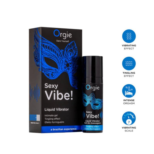 Orgie Sexy Vibe Liquid Vibrator Arousal Gel 15ml - ClubX Australia
