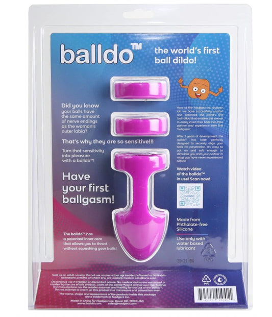Nadgerz Inc Balldo Set - The World’s First Ball-Dildo Purple Cock Ring Nadgerz Inc
