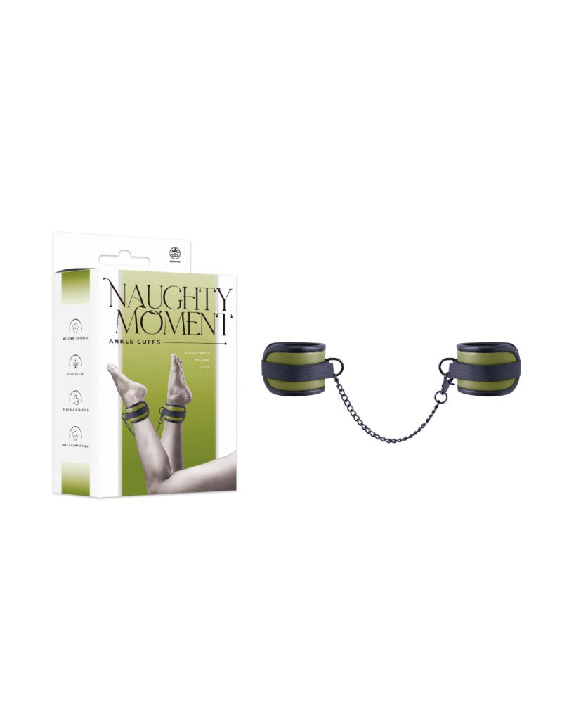 Excellent Power Naughty Moment Ankle Cuffs Green Excellent Power