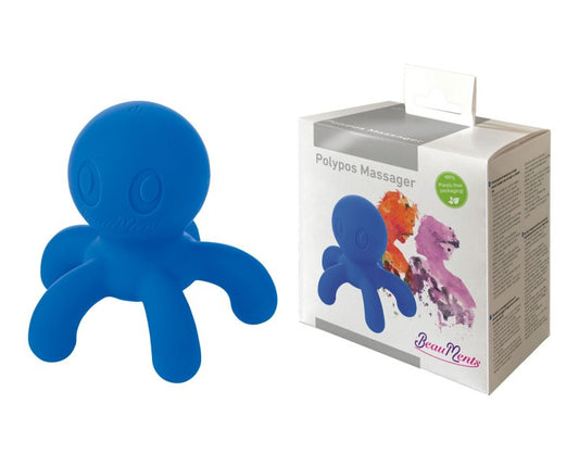 St Rubber BeauMents Polypos Massager Blue St Rubber