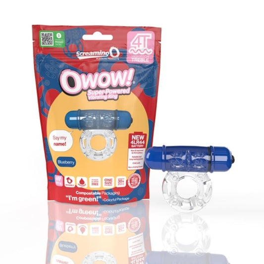 Screaming O 4T OWow - Blueberry Cock Ring Screaming O