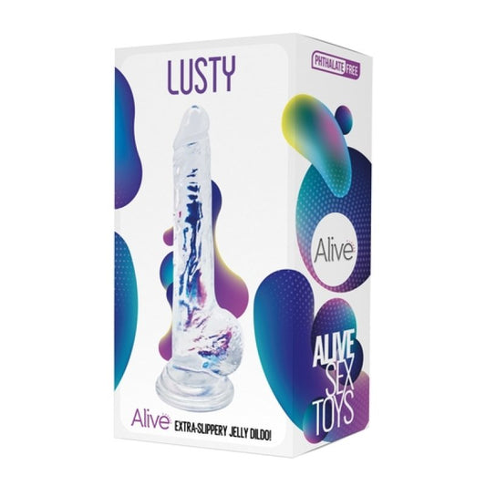 Alive Lusty 7" Jelly Dildo Adrien Lastic