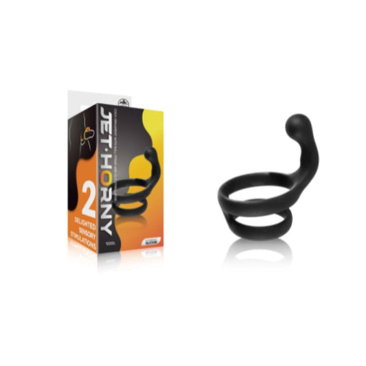 Excellent Power Jet Horny Silicone Cock Cage 2 Cock Ring Excellent Power