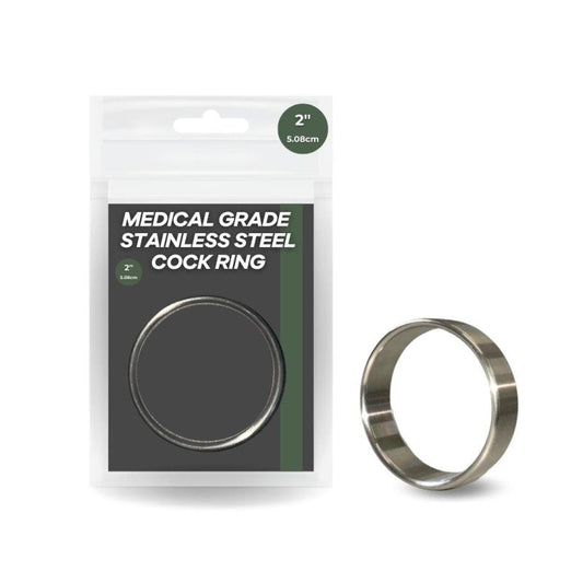 AAPD 2" Medical Grade Stainless Steel Cock Rings AAPD
