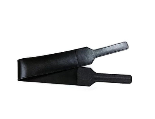 Rouge Leather Open Folded Paddle Black Rouge