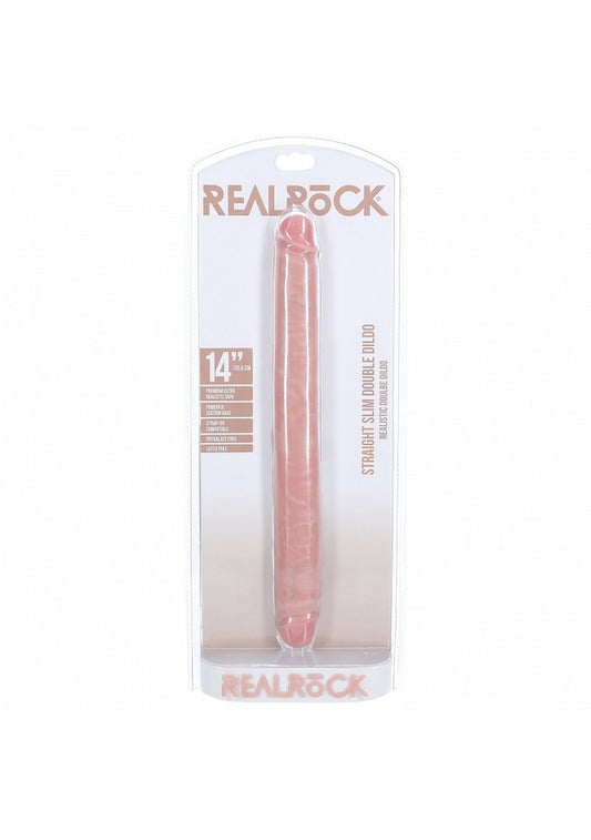 RealRock 14" Slim Double Ended Dong 14" Shots