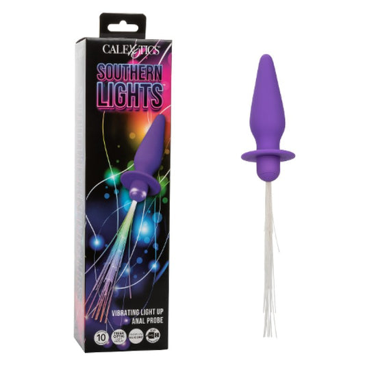 Calexotics Southern Lights™ Vibrating Light Up Anal Probe - Purple Calexotics