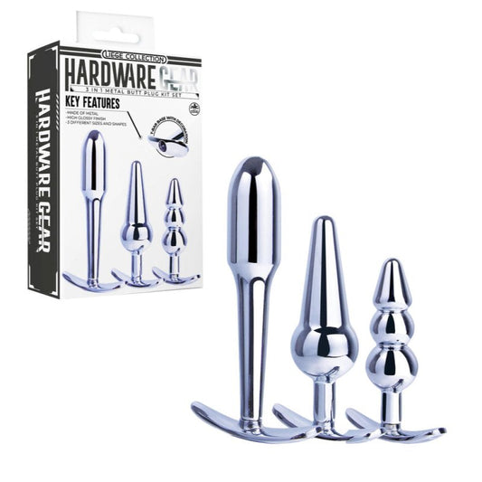 Excellent Power Hardware Gear Metal Butt Plug Kit (636066) Excellent Power