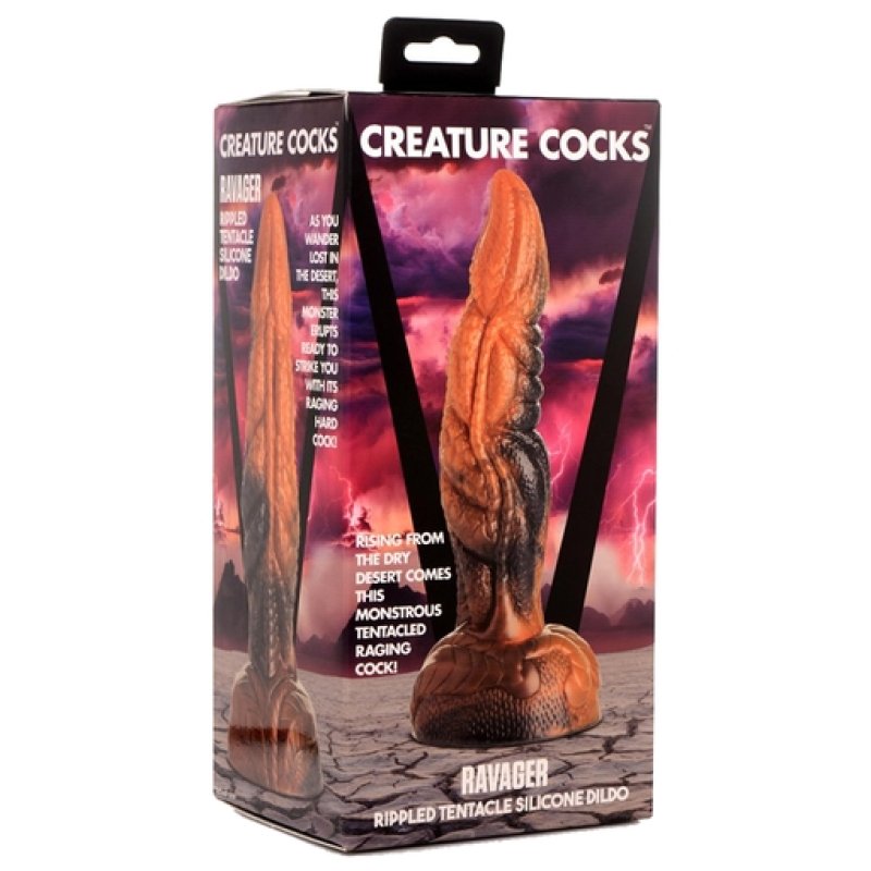 Creature Cocks Ravager Rippled Tentacle Dildo
