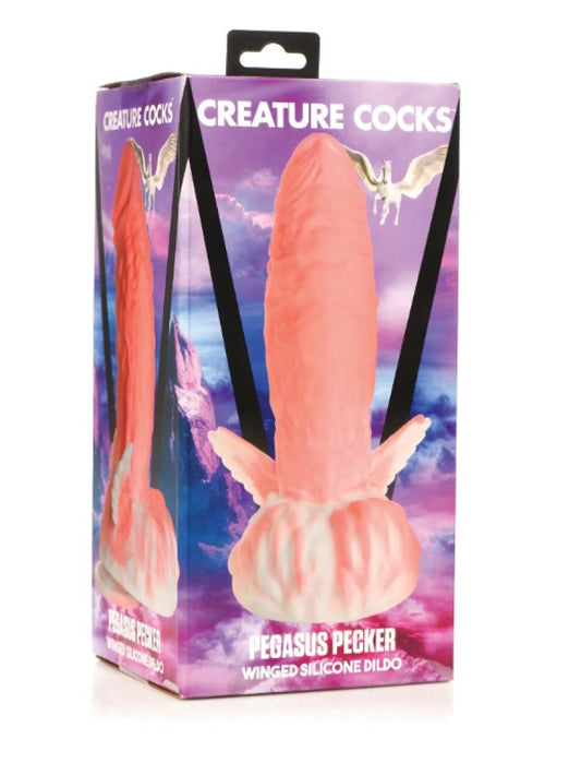 Creature Cocks Pegasus Pecker Winged Silicone Dildo XR Brands