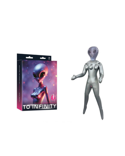 To Infinity - Silver Inflatable Alien Love Doll