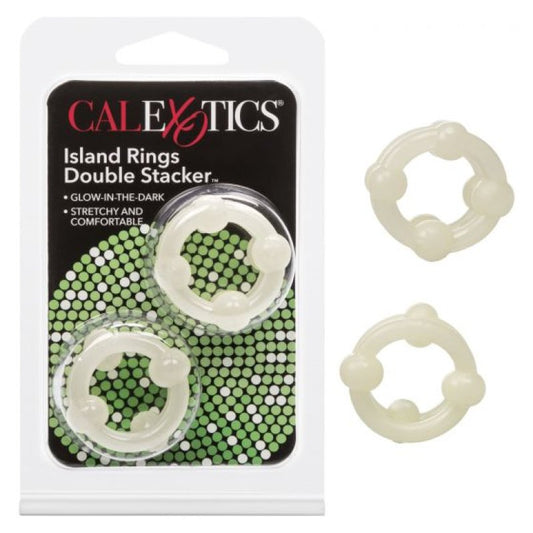Calexotics Island Rings Double Stacker Glow Calexotics