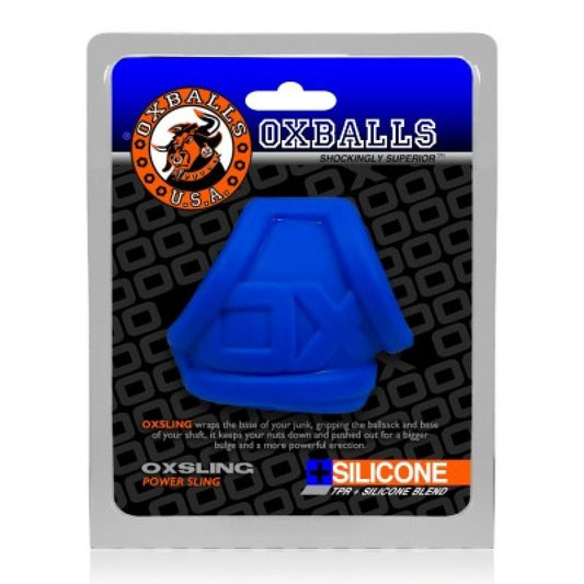 Oxballs Cocksling Fit sling Blue Fire Cock Ring OXBalls