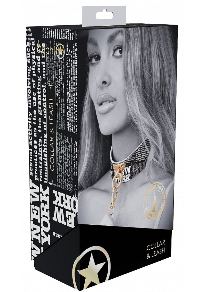 Ouch! NY Collection - Collar with Leash Shots