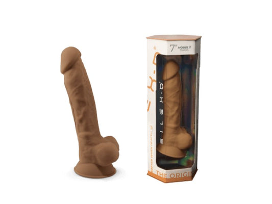 Silexd 9" Model 1 Caramel Dildo Adrien Lastic