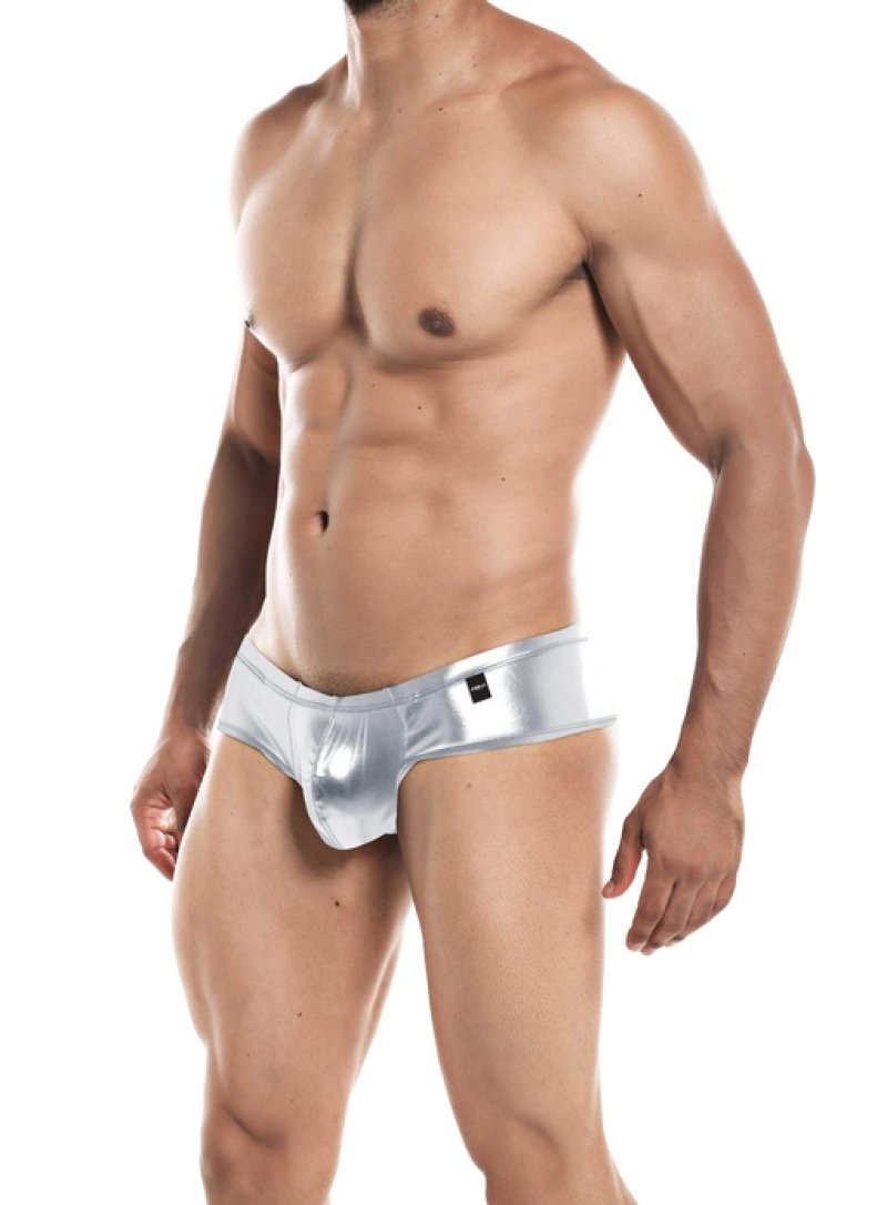 Cut For Men High Cut Cheeky Brief Silver Large Apparel Cut For Men
