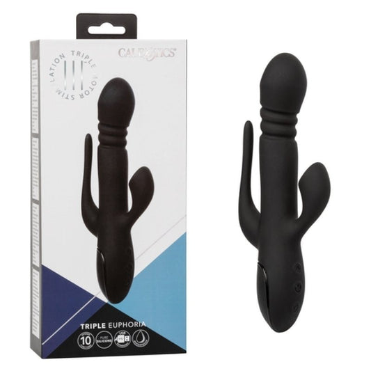 Calexotics Iii Triple Euphoria Vibrator Calexotics
