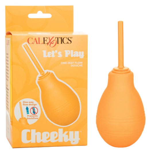 Cheeky One-Way Flow Douche - Orange Anal Toy Calexotics