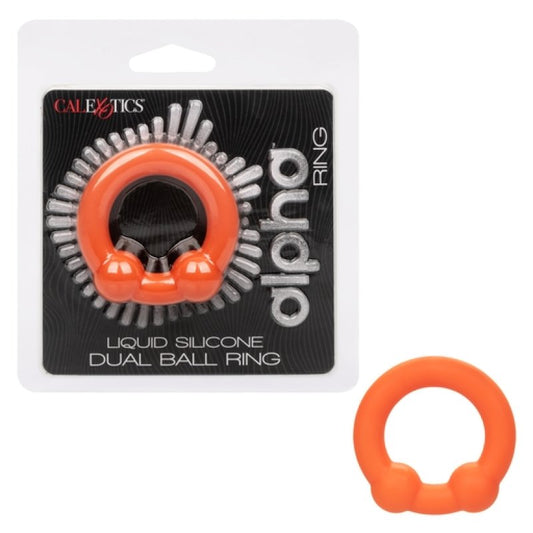 Alpha Liquid Silicone Dual Ball Ring Calexotics